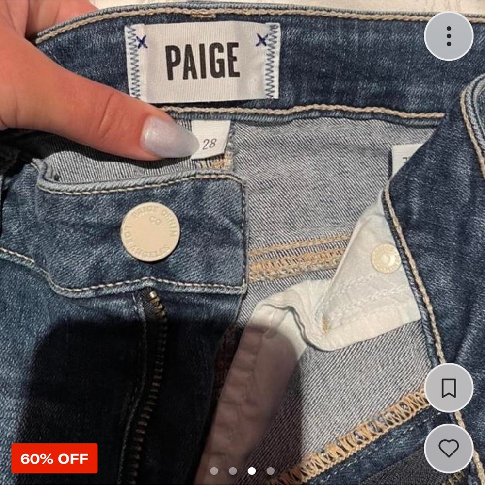 Paige Hoxton Straight Ankle Jeans